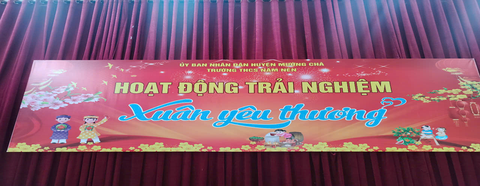 TRƯỜNG THCS NẬM NÈN TỔ CHỨC CÁC HOẠT ĐỘNG TRẢI NGHIỆM: "MỪNG ĐẢNG, MỪNG XUÂN ẤT TỴ 2025"