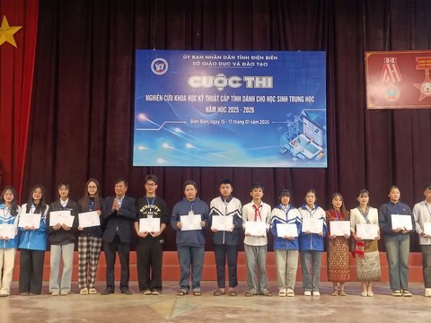 TRƯỜNG PTDTBT THCS HUỔI MÍ THAM GIA CUỘC THI NGHIÊN CỨU KHKT CẤP TỈNH NĂM 2026